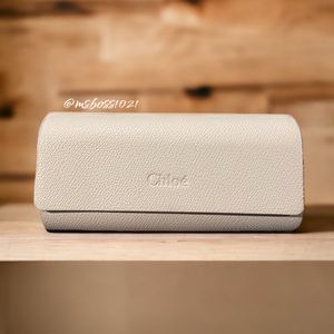 Chloé Lt Pink Eyeglass/Sunglass Case+Cloth BRAND NEW